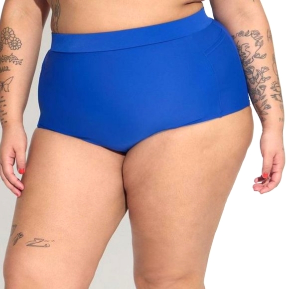 ❤️NWT TORRID ACTIVE SWIM BOTTOM ULTRA HIGH RISE POCKETS POWER MESH TUMMY CONTROL - Picture 6 of 9